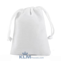 White velvet gift bag