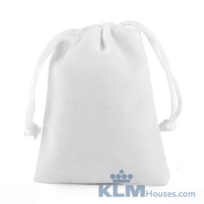 White velvet gift bag