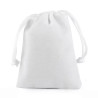White velvet gift bag